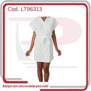 Roupão Felpudo Verão Feminino Tamanho M bordado 260 g_m² -