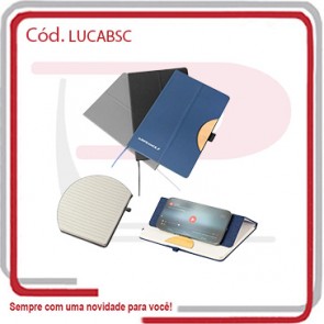 Caderno Bloco Compass c_ Suporte p_ Celular 12021