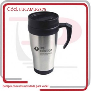 Caneca Mug Travel Alumínio de 375 Ml 009