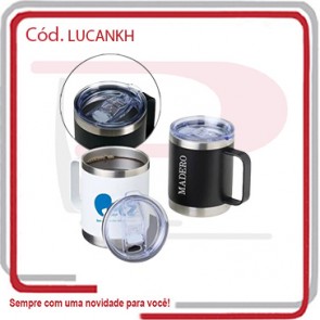Caneca Kaffe Hermética em Aço e 390 Ml  66569