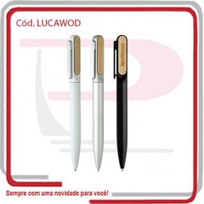 Caneta Esfero Design Wood Metal Bambu 112123