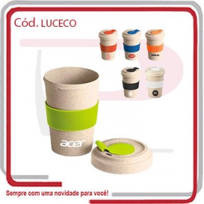 Copo Corpo Fibra de Bambu e Tampa 500 ml  280624