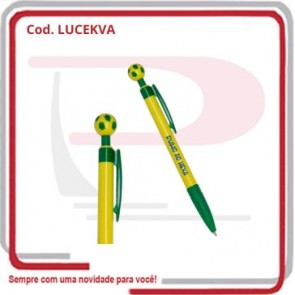 Caneta Esfero Kick Vede Amarela  024366