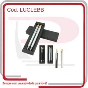 Caneta e Lapiseira Kit Esfero Ekko Black Bamboo  335509