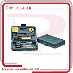 Kit Ferramenta Estojo c_ 12 Peças 13,9 x 20,0 x 4,0  718124