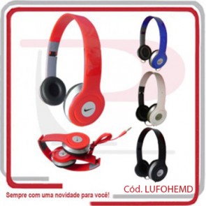 Head Fone Dobrável Máster c_ 2 Fones 270891