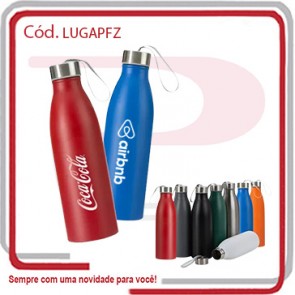 Squeeze Garrafa Fizz Corpo em Aço e Alça 750 Ml 750239