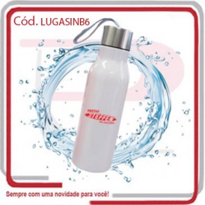 Squeeze Garrafa Singapura ABS Branco ou Blak 600 Ml 1177.