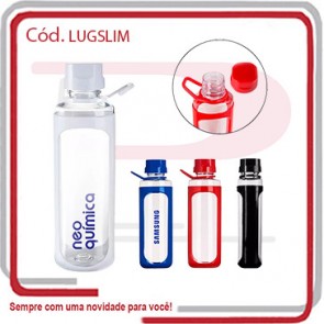 Squeeze Garrafa Dágua Slim em PET Alça 620 Ml 3616