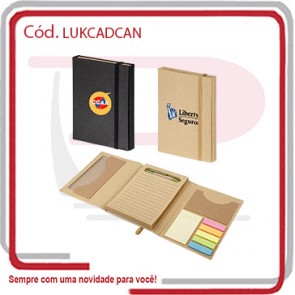 Caderno e Caneta Kit Ecológico c_ Divisórias  39474