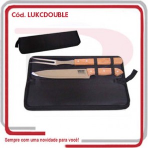 Kit Churrasco Estojo com 2 Peças 17