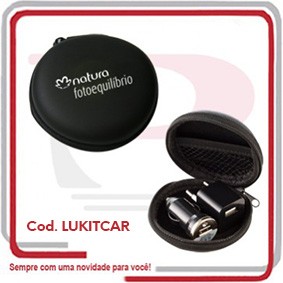 Carregador Adaptador p_ Carro e Elétrico 2 Peças  1509