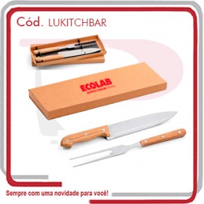 Kit Churrasco Barbecue 2 Peças 78963
