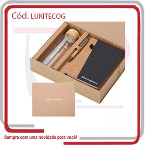 Kit Boas Vindas Caderno, Caneta e Squeeze 500 Ml  20240535
