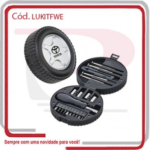 Kit Ferramenta Wheel Estojo c_ 20 Peças  822223