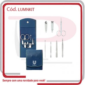 Kit Manicure Nail com 7 Peças e Estojo  25076