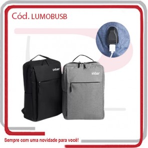 Mochila Importada Executiva Bridge Carga USB  759072