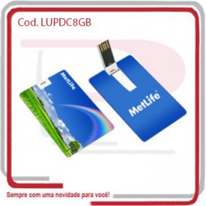 Pen Drive Cartão Color 8 GB 889A