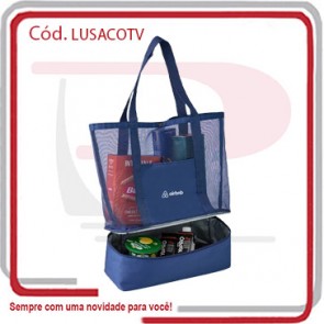 Sacola Bolsa Térmica Verão Praia 2 Divisórias  51133 NÃO USAR_EM DUPLICIDADE