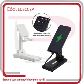 Suporte e Carregador de Celular Regulável  150923