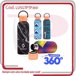 Squeeze Garrafa Térmica Print Therm Panda 360º 750 Ml   0304254