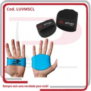 Luva Palmar p_ Academia em Par Neoprene 8cm x 8cm . 