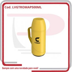 Garrafa Térmica Roma Corpo Plástico Capacidade de 500 Ml