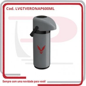 Garrafa Térmica Verona Corpo Plástico Capacidade 600 Ml