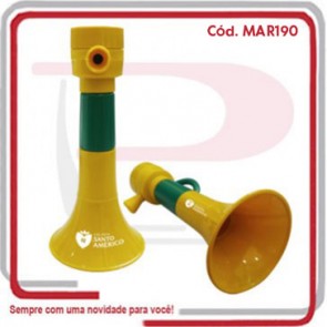 Vuvuzela Corneta Pequena Reta Alça c_ 19,5 cm - 