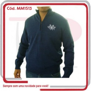 Blusa Unissex Zíper Frontal