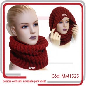 Gola Capuz em Lã Retilínea  SOB CONSULTA