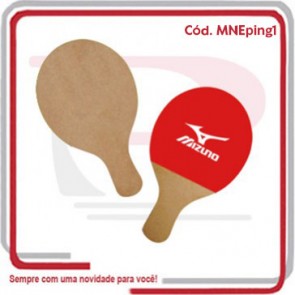 Tênis de Mesa MDF Natural 1 Laminação em EVA 25x15,5x0,08.