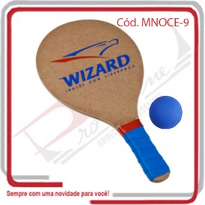Frescobol Kit Eco Gripp Natural 9 mm 40x21x0,9.