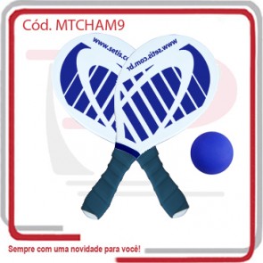 Frescobol Kit Champion Color 9 mm 45x20x0,9.