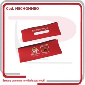 Necessaire Higiene Bucal em Neoprene 22cm x 8 cm .  