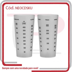Copo Dosador 600 Ml c_ 7 Medidas ao Redor  01075502