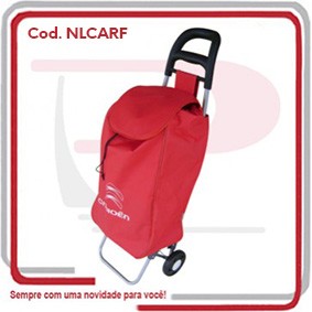 Carrinho de Feira Estrutura em Tubos de Aço p_ Até 45 Kg