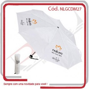Guarda Chuva Mini Manual Retrátil Aço 1,10 Mts