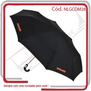 Guarda Chuva Retrátil Manual Aço 1,14 mts