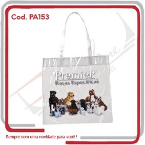 Sacola Praia PVC Cristal 0.20 40x40