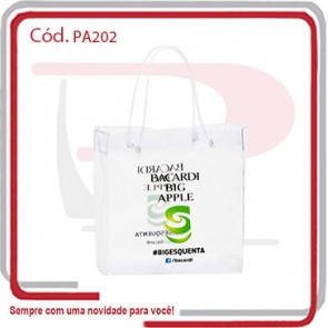 Ice Bag Cooler 2 Garrafas Alça Canudo PVC 25x25x12