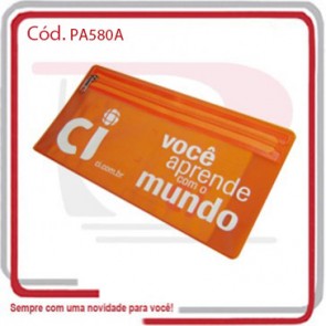 Porta Passagem c_ Zíper PVC 26,5X13,5>