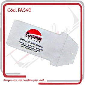 Etiqueta Tag de Bagagem em PVC 14,5 x 7,5