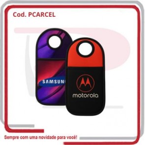 Porta Carregador de Celular em Neoprene 12cm x 23,5cm .