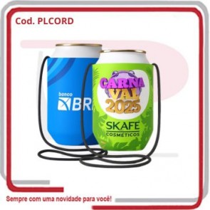 Porta Latas Cerveja c_ Cadarço Tipo Alça em Neoprene ....