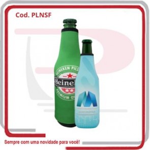 Porta Long Neck em Neoprene Sem Fundo Personalizado .... 