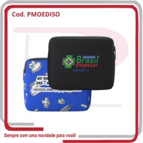 Porta Moedas em Izoflex Sublimado c_ Zíper 9,5cm x 9cm x 2,5cm .