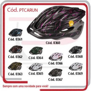 Capacete Ciclista Runner Adulto 17 Cavidades