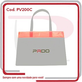 Sacola Praia em PVC Cristal 0.20 36,5x26,5
