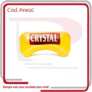 Almofada Encosto de Cabeça Inflável PVC Cristal 33x18